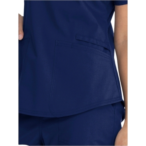 SCRUBSTAR Women's Core‎ Essentials Stretch V-Neck Scrub Top WM01T893 2XL New - Picture 4 of 9